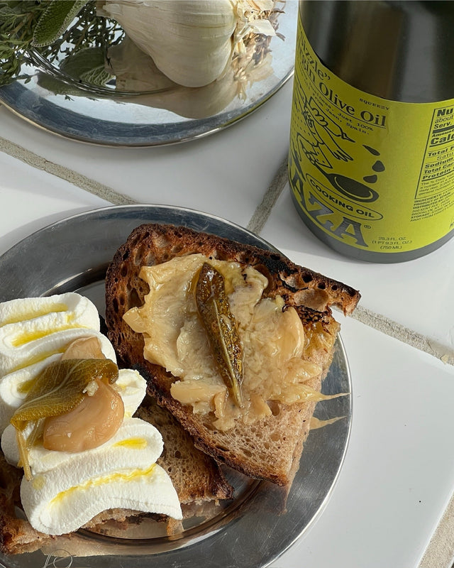 Sage Garlic Confit