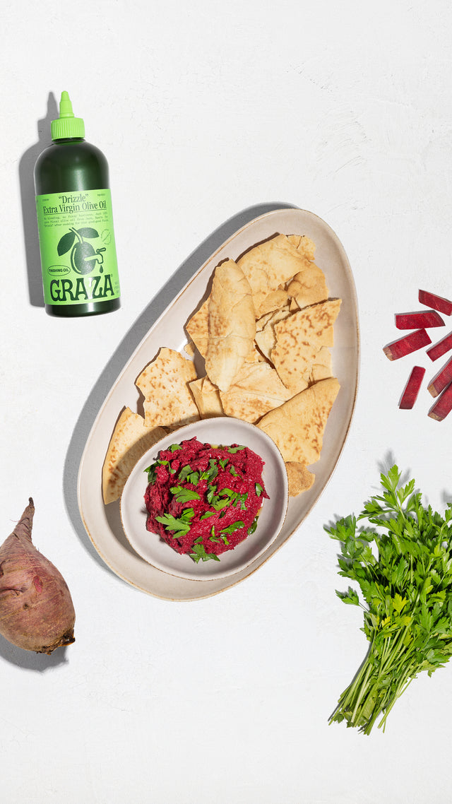 Beet Hummus with Cymbiotika