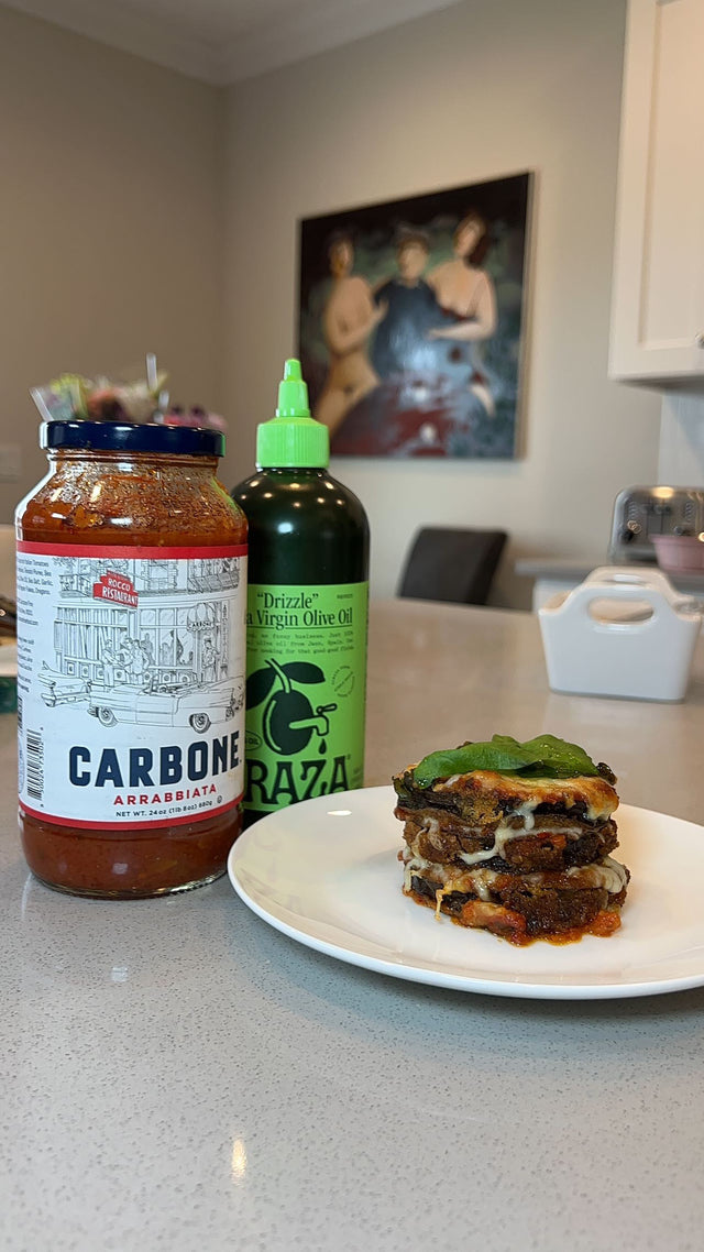 Carbone's Eggplant Parmigiana Stacks