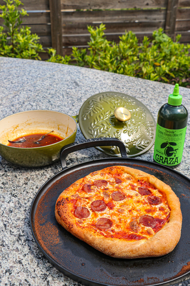 EVOO Hot Honey Pepperoni Pizza