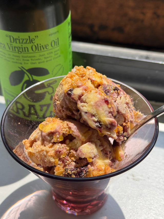 Blackberry Corn Ice Cream