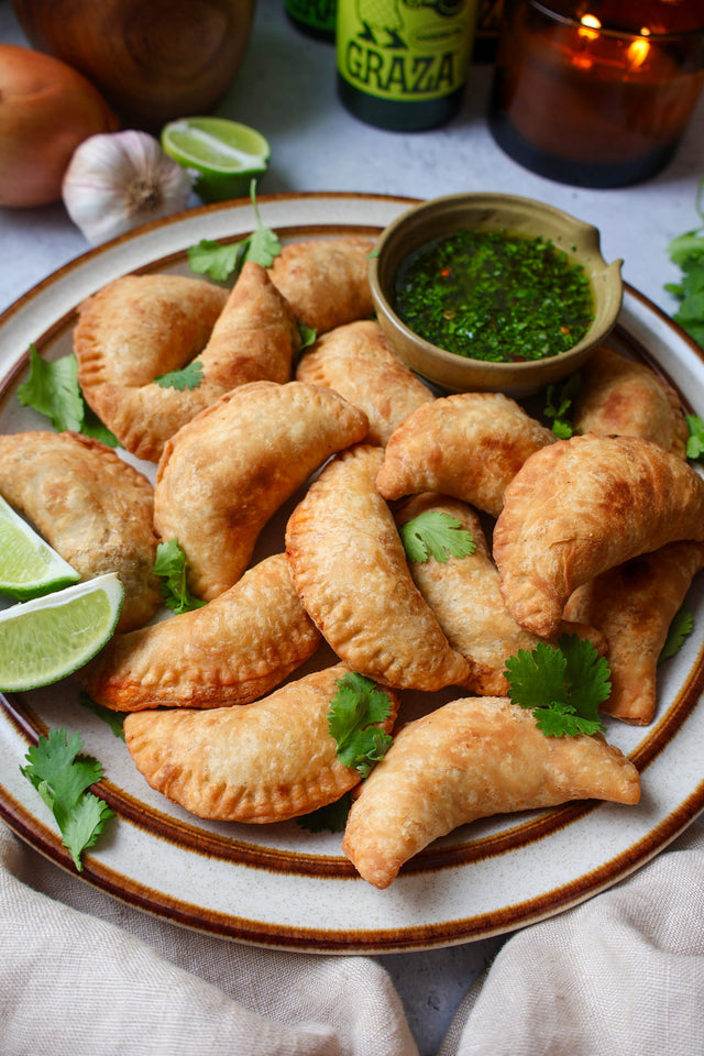 Mini Empanadas with Drizzle Chimichurri