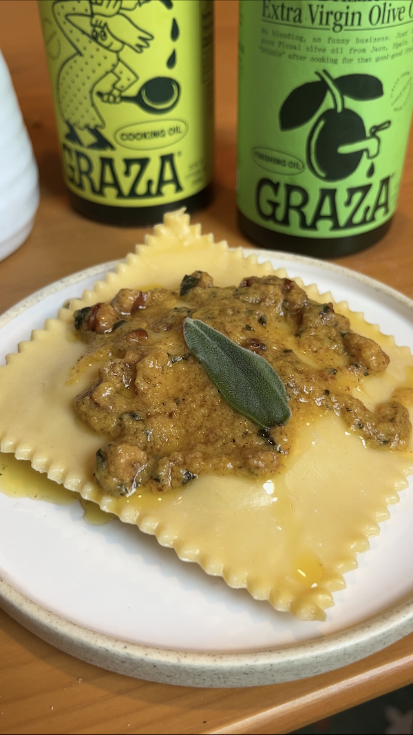 Pumpkin Spice Ravioli