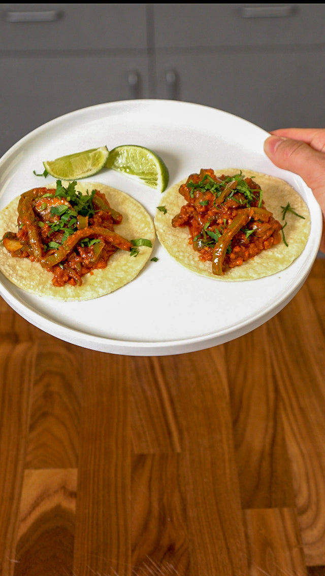 Vegan Mushroom Soyrizo Tacos