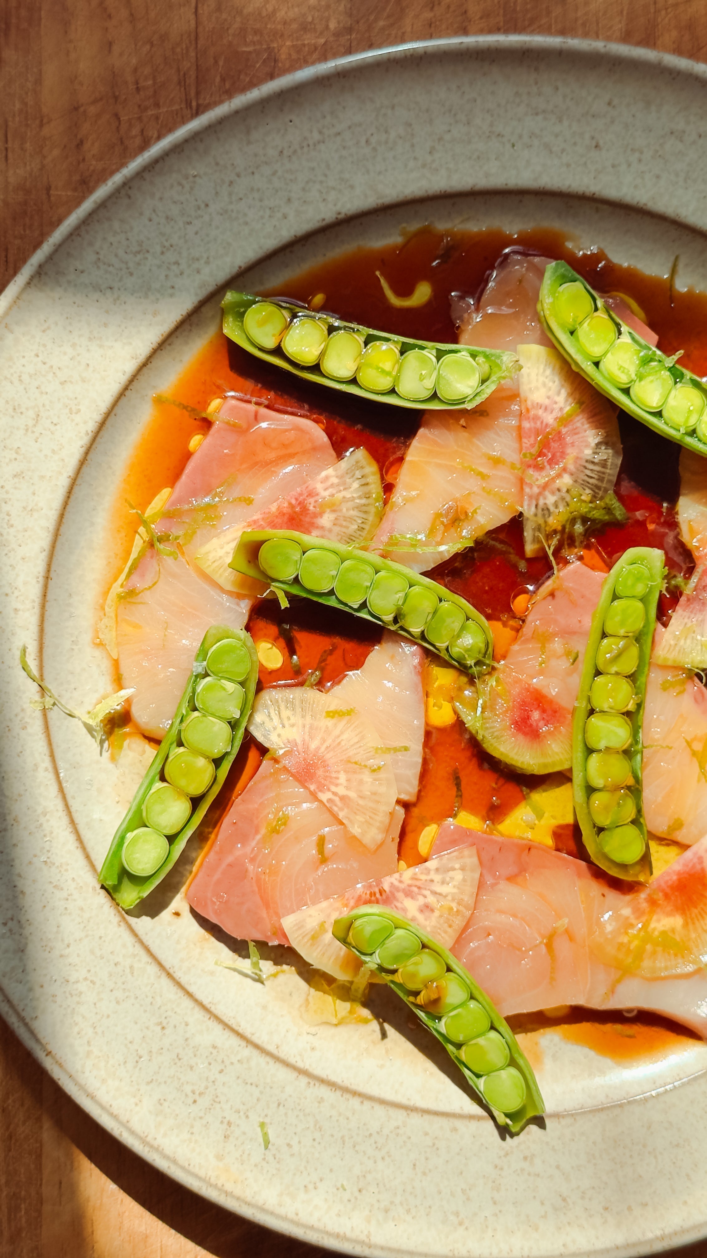 ひか様スムースシャントリ・シャープオイル Spring Hamachi Crudo