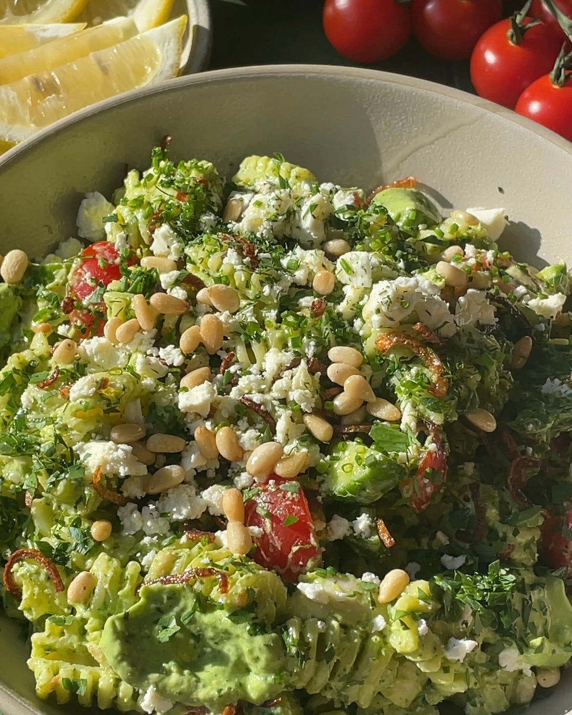Green Goddess Pasta Salad
