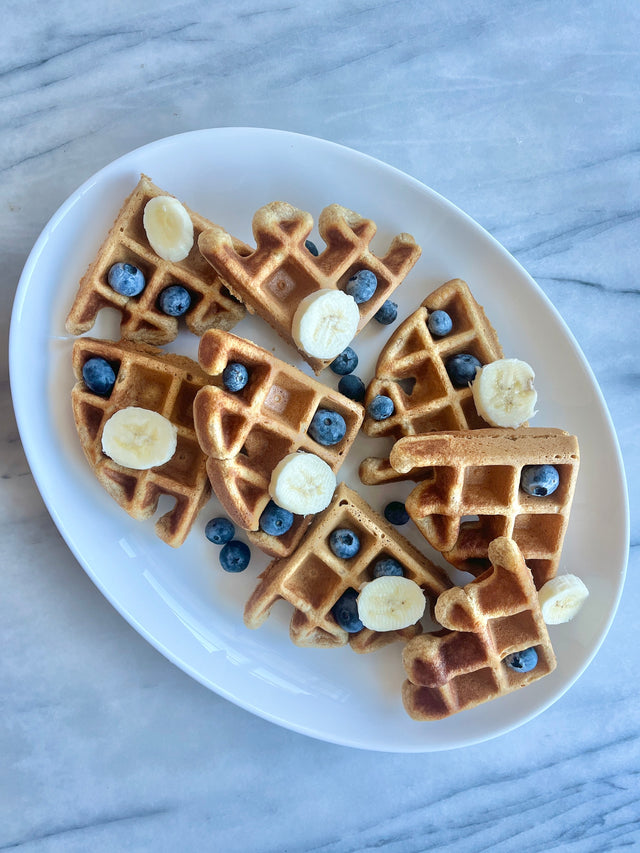 Toddler Friendly Whole Wheat Waffles