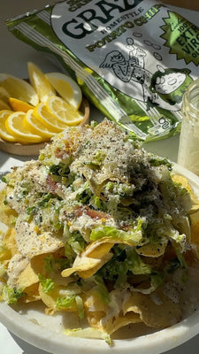 Zesty Caesar Salad Chip Tower