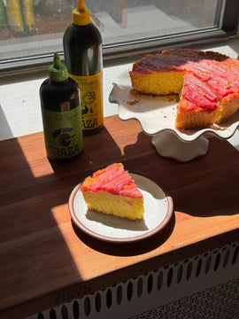 Rhubarb Upside Down Cake