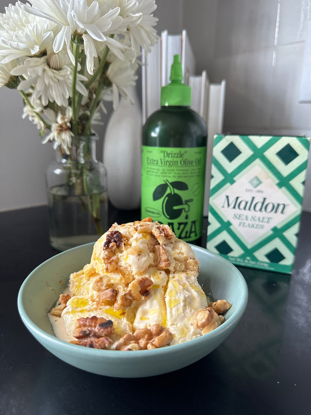 Maldon's Salted Caramel Apple Ice Cream