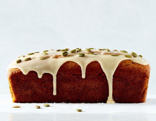 Sizzle Pumpkin Cake with Maple Drizzle Glaze Recipe