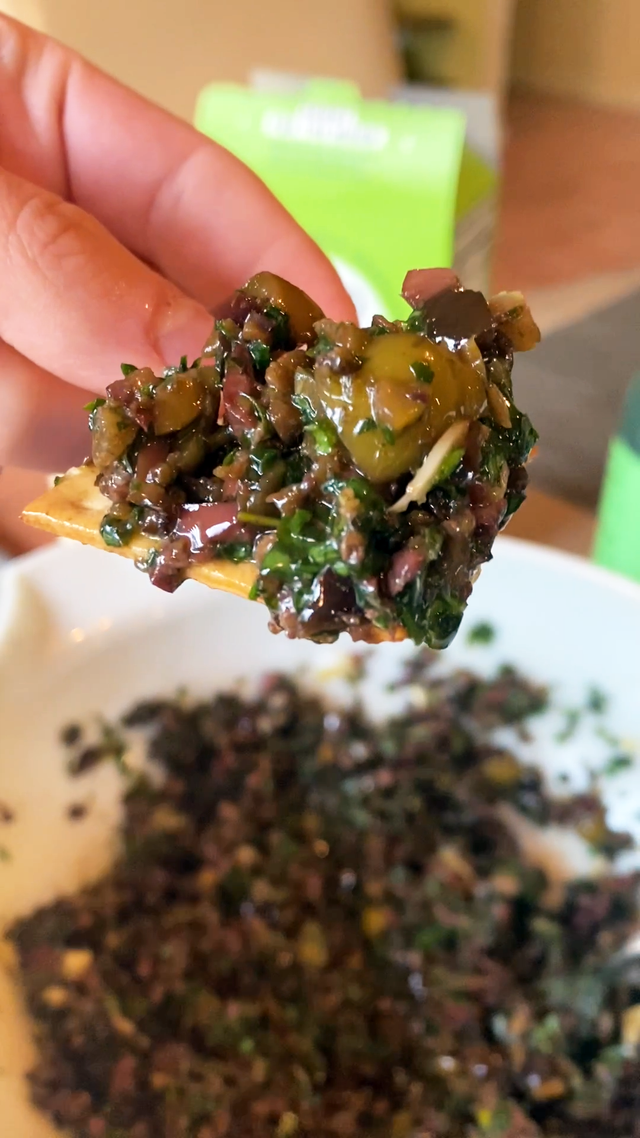 Herby Olive Tapenade Appetizer Recipe