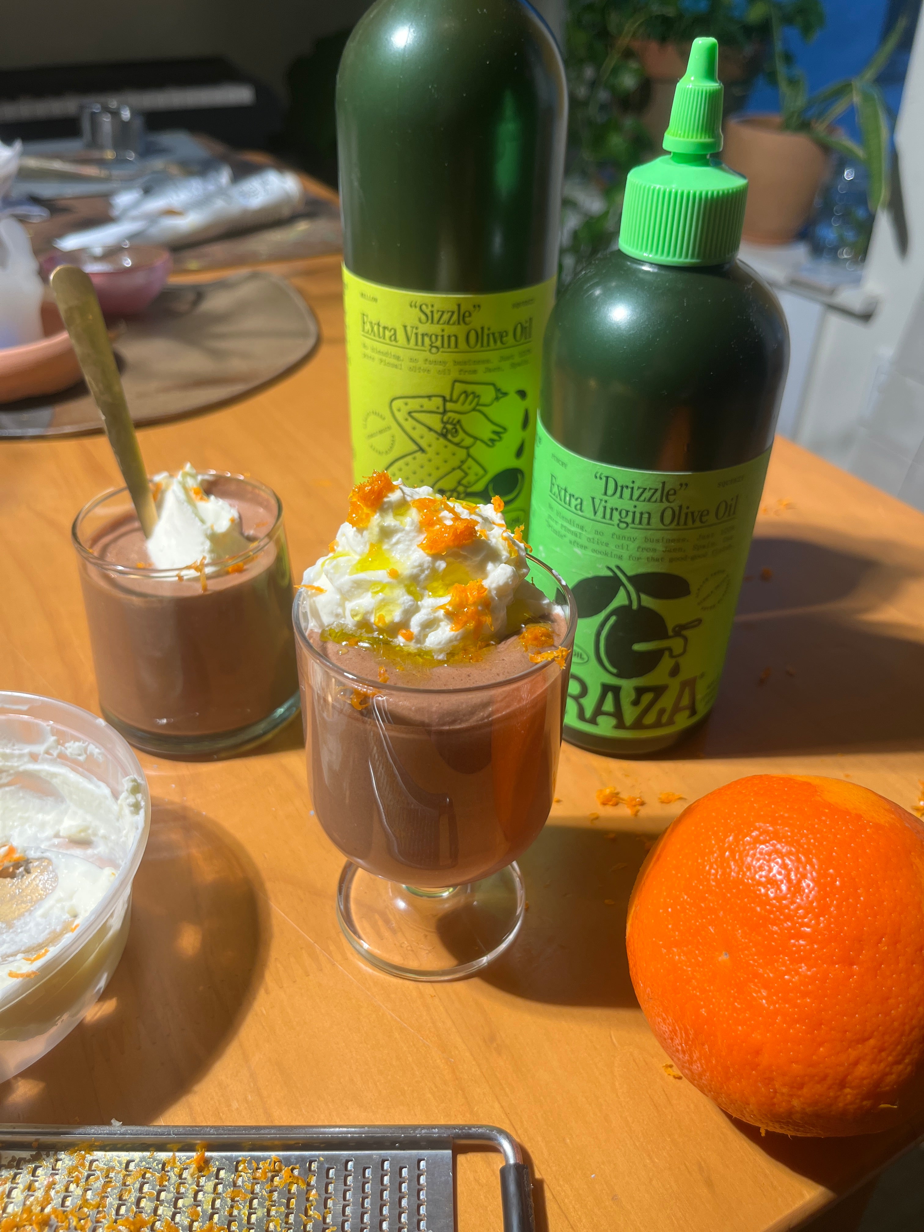 Chocolate Mousse with Orange Zest