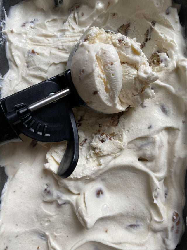 Kia Damon's No-Churn Butter Pecan Ice Cream