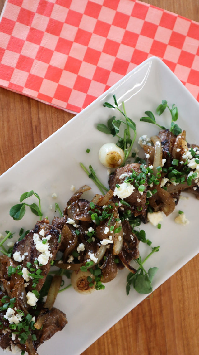 Miso Marinated Steak Tips