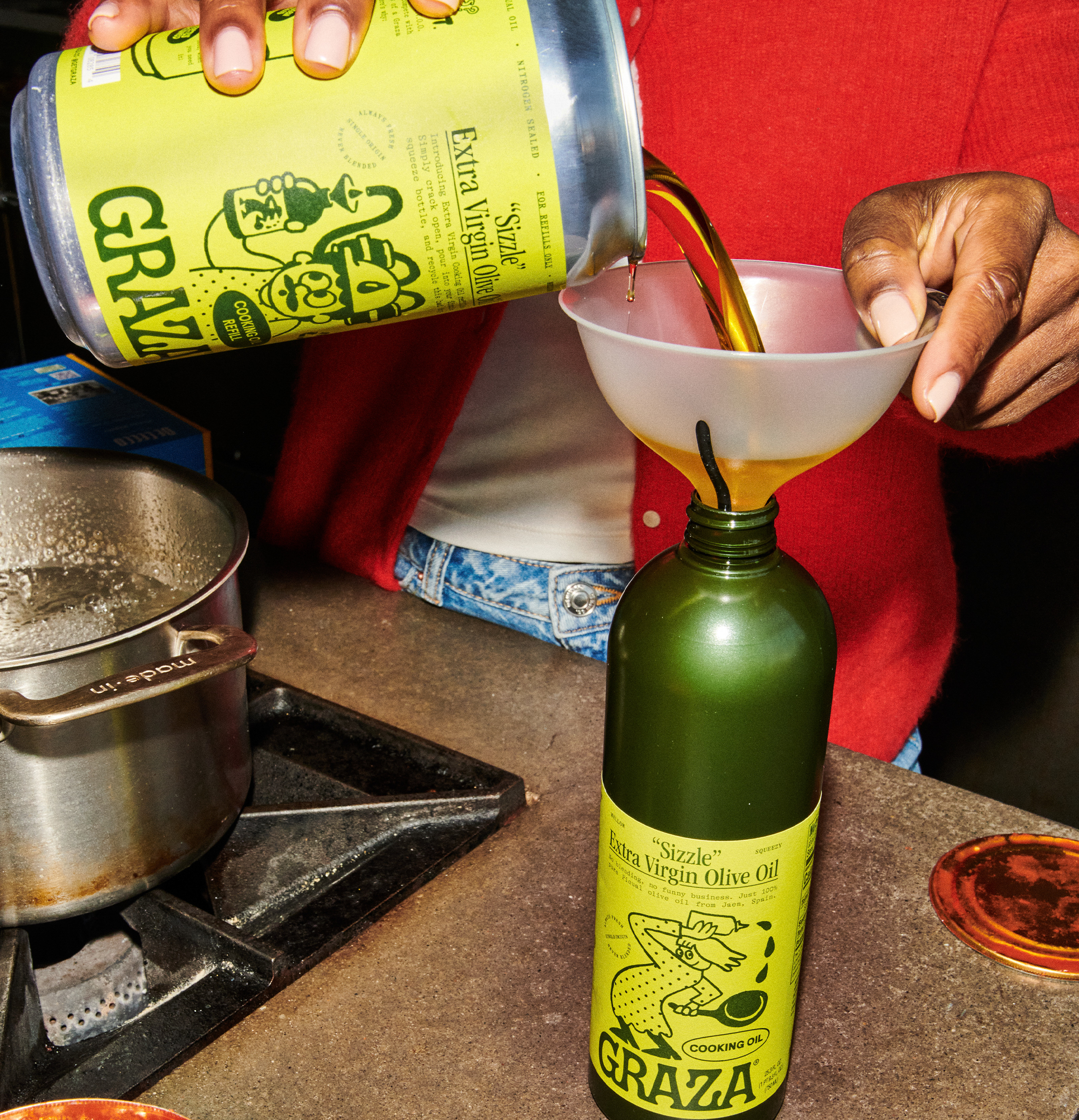 Drizzle” & “Sizzle” Olive Oil | Graza