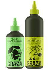 Graza olive oil bottles