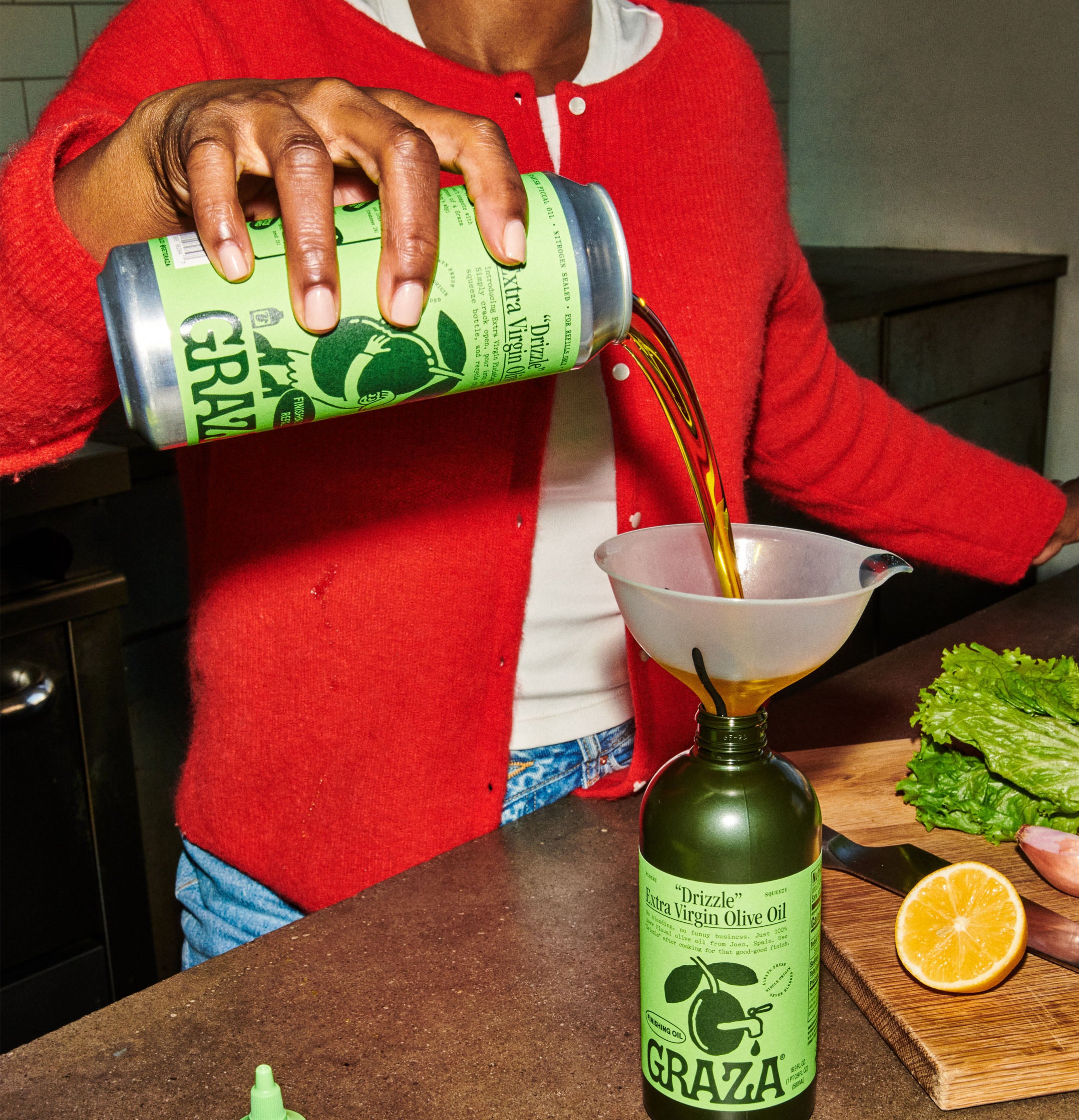 Drizzle” Refill Can