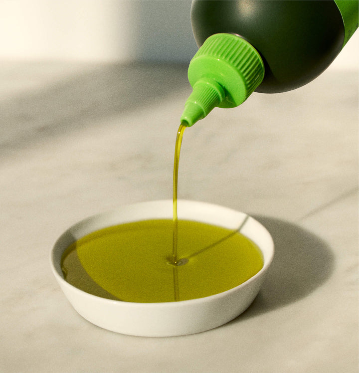 Olive OIl Being Poured